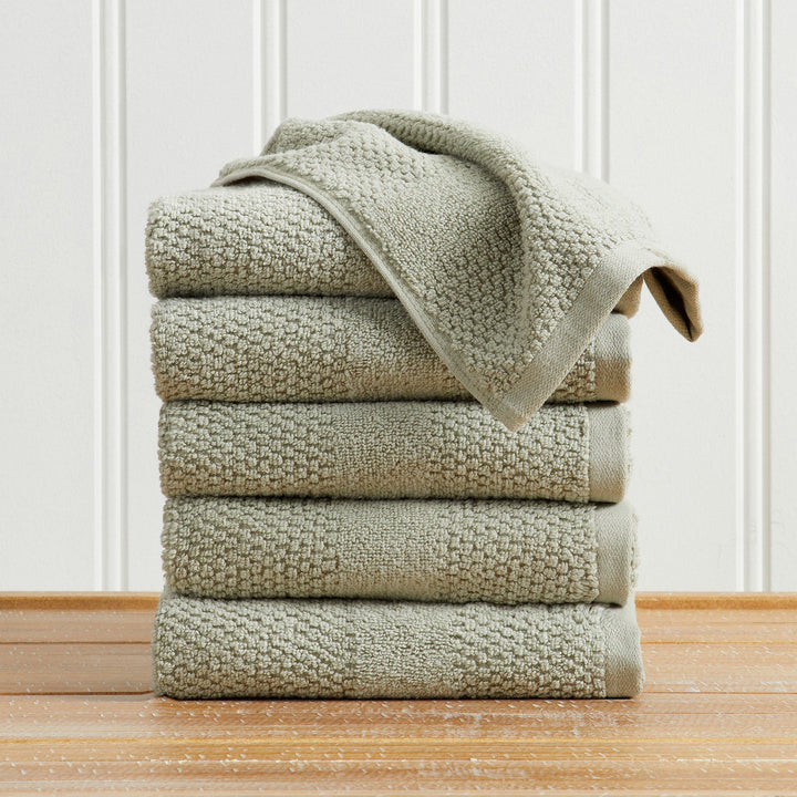 Cotton Woven Bath Towel Set - Marbella Collection