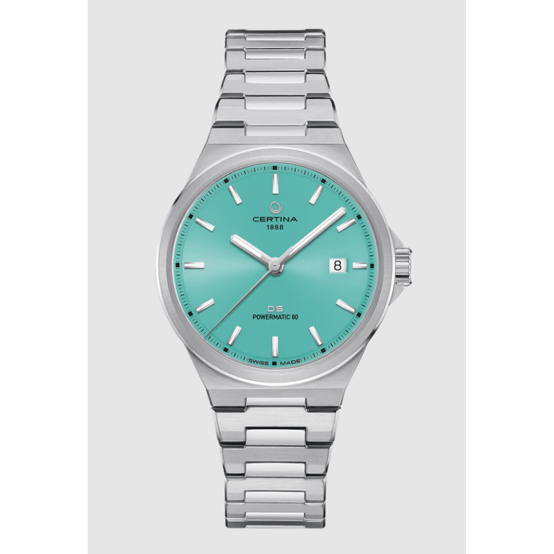 DS-7 Powermatic 80 Watch with Light Blue Dial