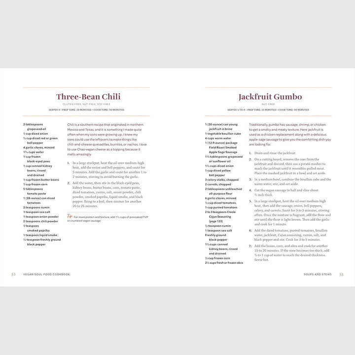 Vegan Soul Food Cookbook: Plant-Based, No-Fuss Southern Favorites Spiral Bound