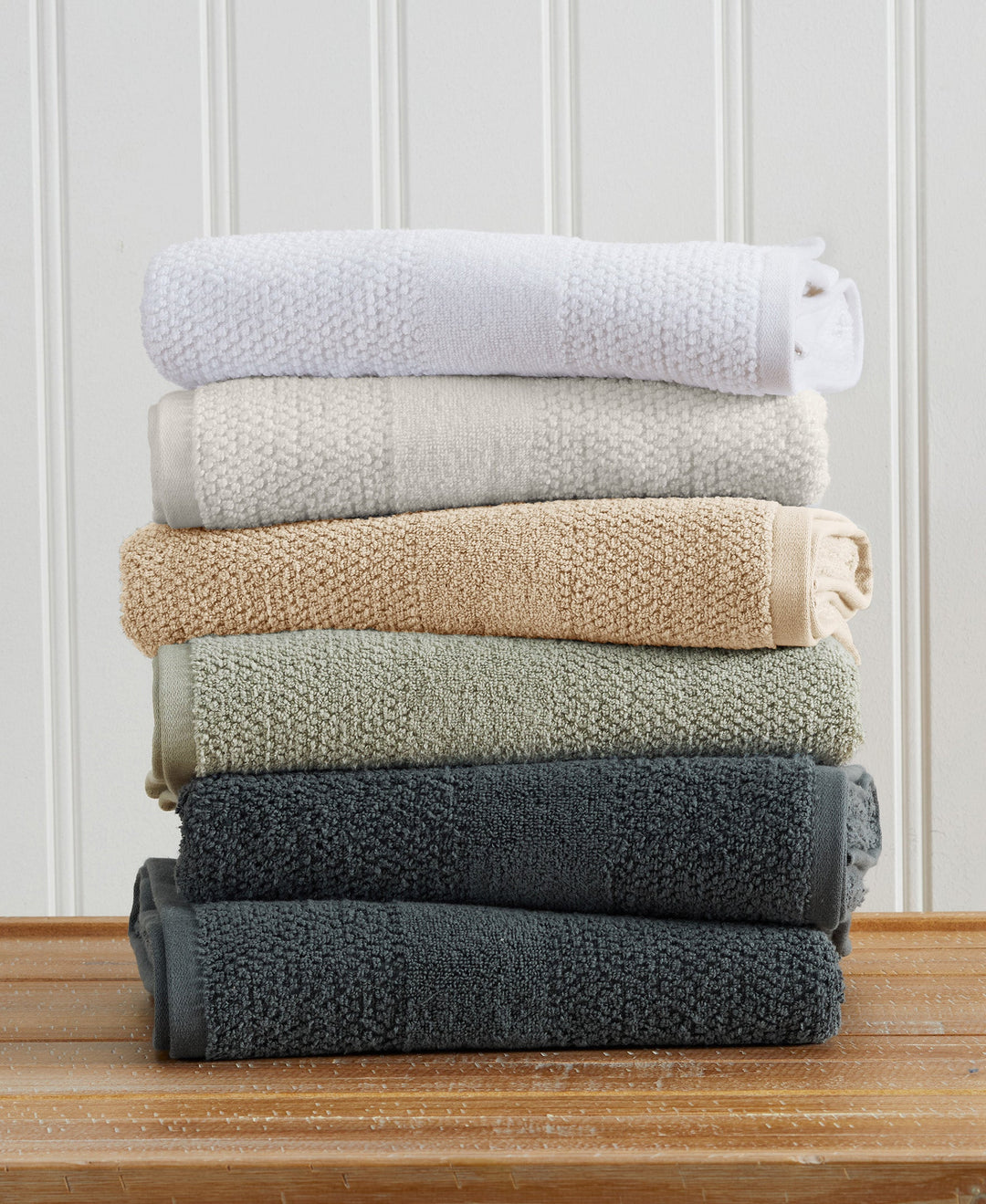 Cotton Woven Bath Towel Set - Marbella Collection