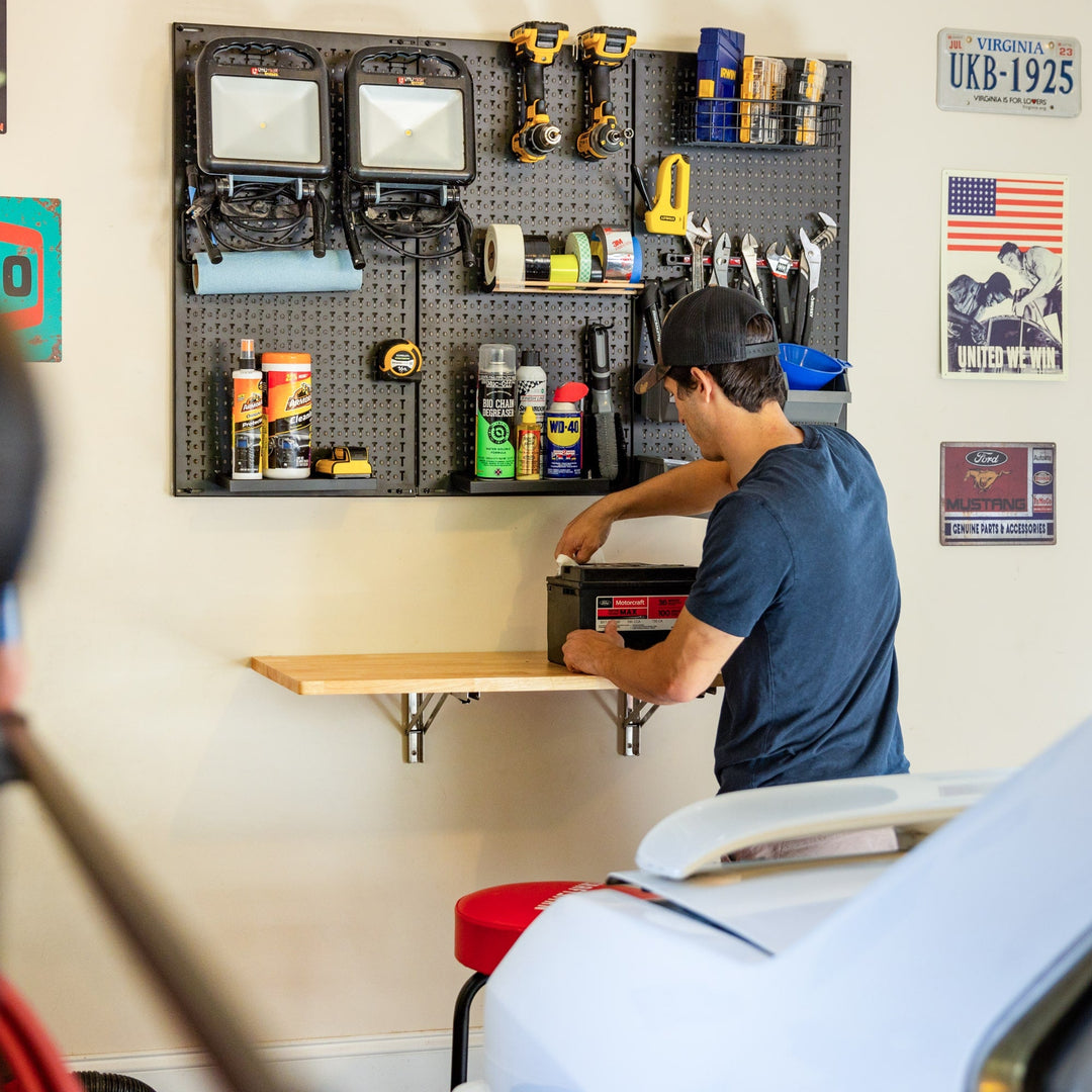 Wakefield Foldable Workbench | Folding Wall Table