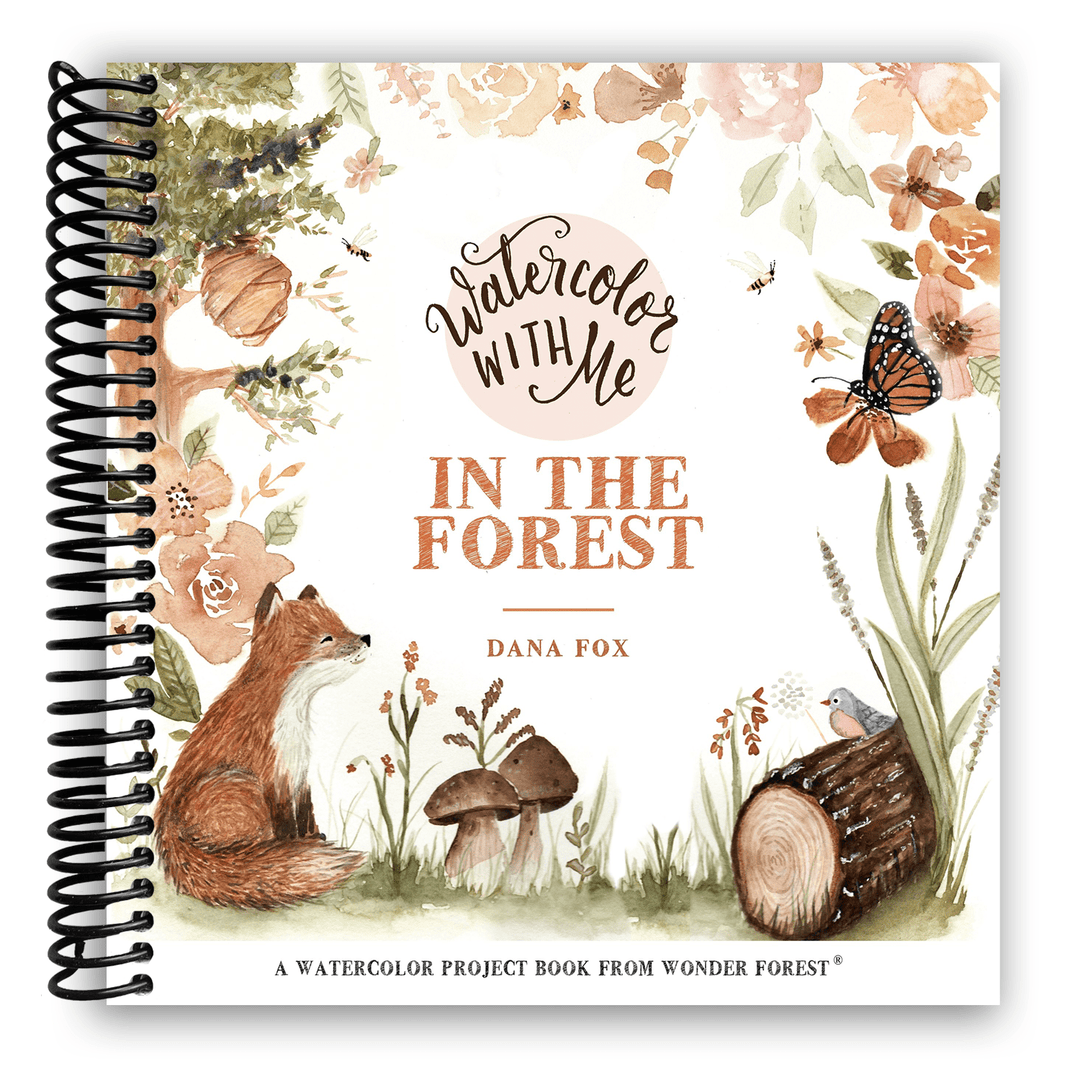 Watercolor With Me in the Forest Spiral Bound