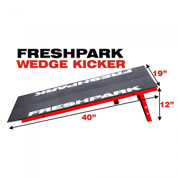 Freshpark Portable Wedge Kicker Skate Ramp