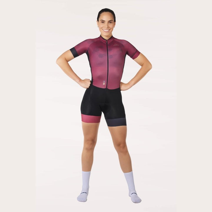 Onnor Sport Women's Winehive Expert Cycling Skinsuit Short Sleeve