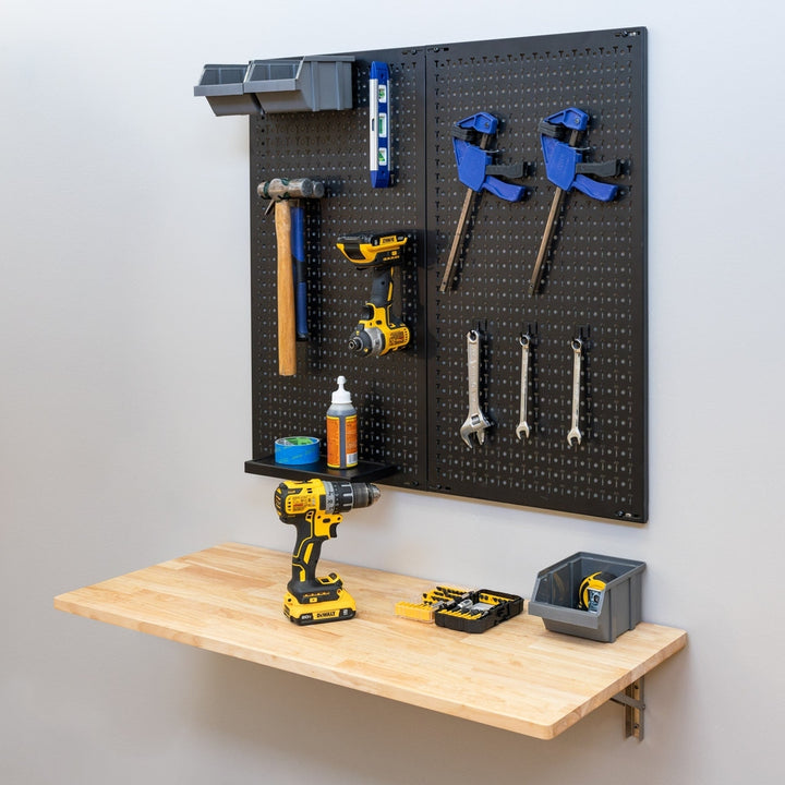 Workbench Pegboard Set for Organized Workshops