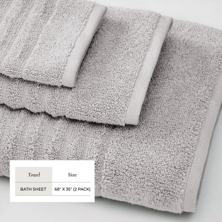 Combed Cotton Bath Towels - Karina Collection