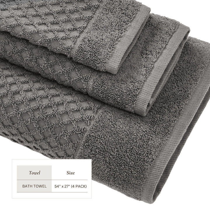 Cotton Bath Towel Set - Grayson Collection