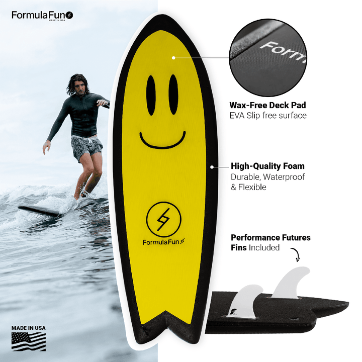 5'3" Twinnie Fish Board by Formula Fun