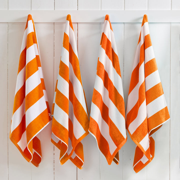 Cotton Velour Cabana Beach Towel - Novia Collection