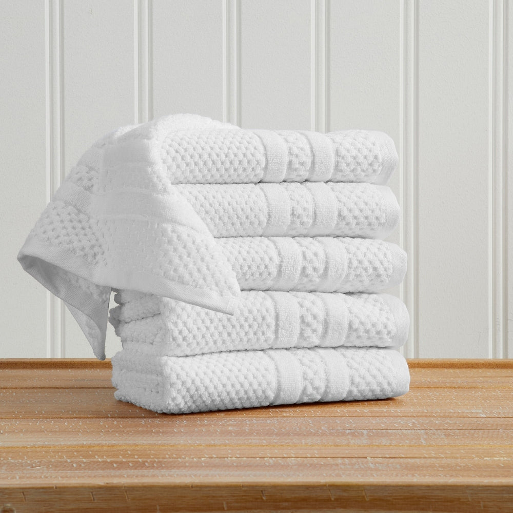 Checkered Jacquard Bath Towel Set - Giuliana Collection