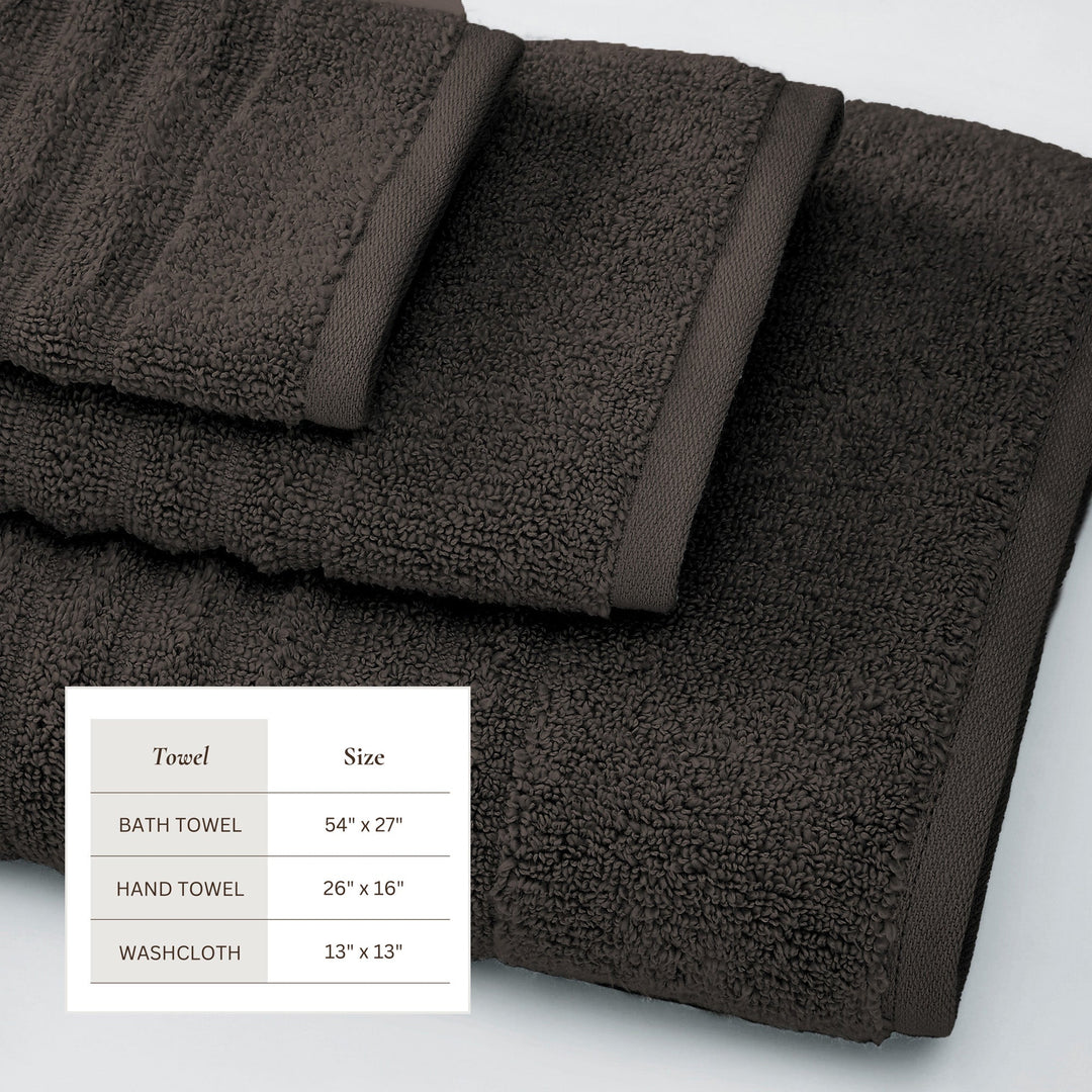 Combed Cotton Bath Towels - Karina Collection