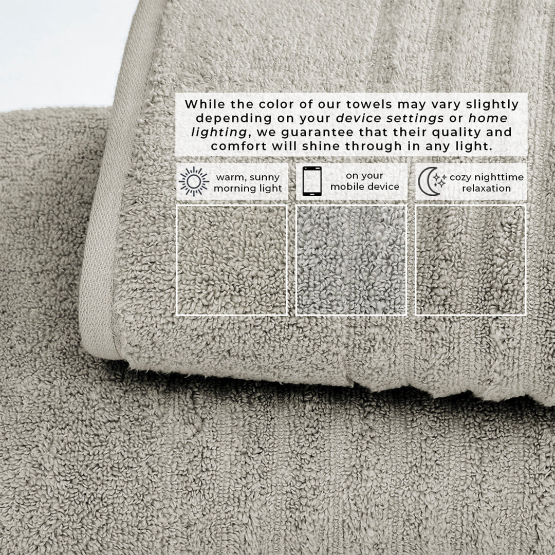 Combed Cotton Bath Towels - Karina Collection