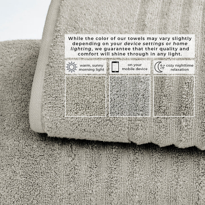 Combed Cotton Bath Towels - Karina Collection