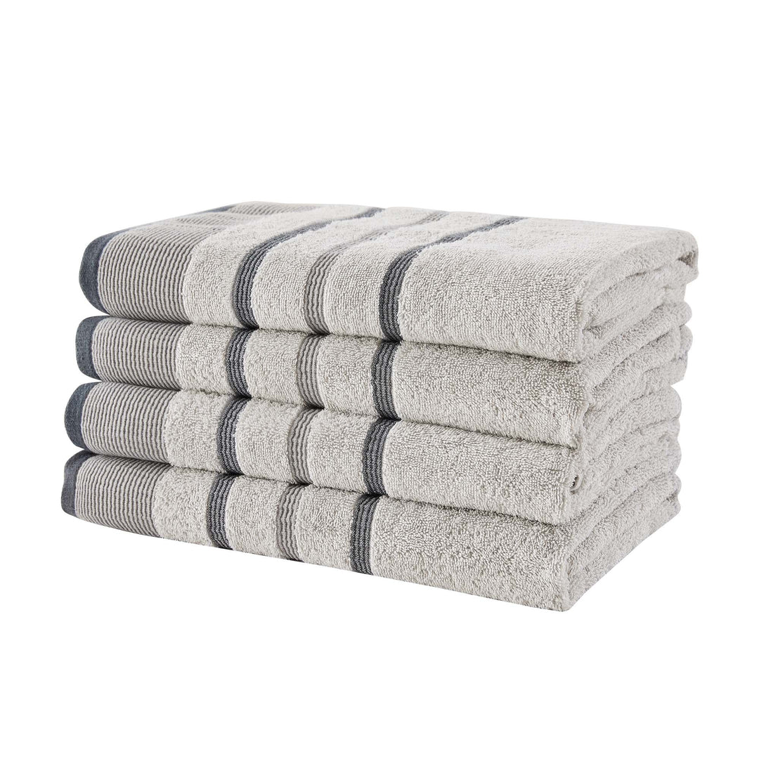 Cotton Stripe Bath Towel Set - Noelle Collection