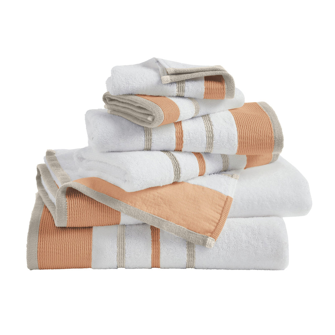 Cotton Stripe Bath Towel Set - Noelle Collection