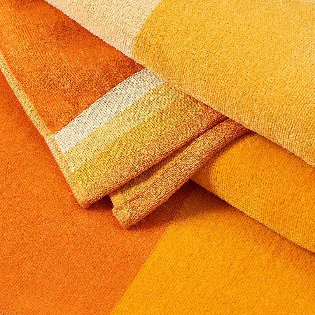Cotton Velour Cabana Beach Towel - Novia Collection