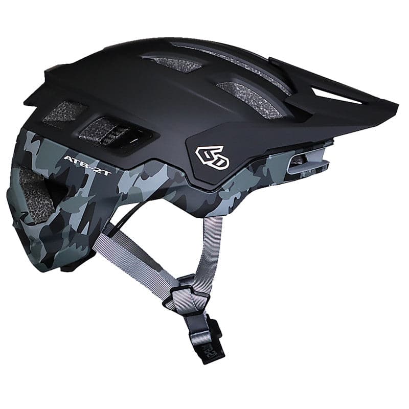 6D Ascent MTB Helmet - Matte Black Camo