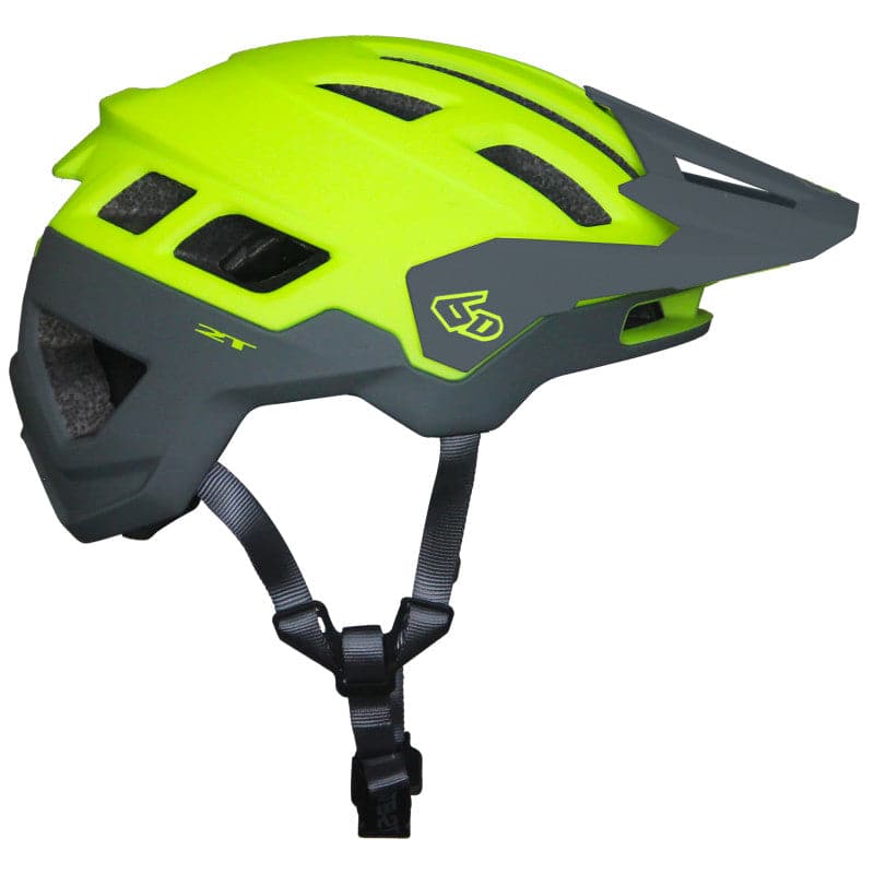 6D Ascent MTB Helmet - Hi Viz Yellow