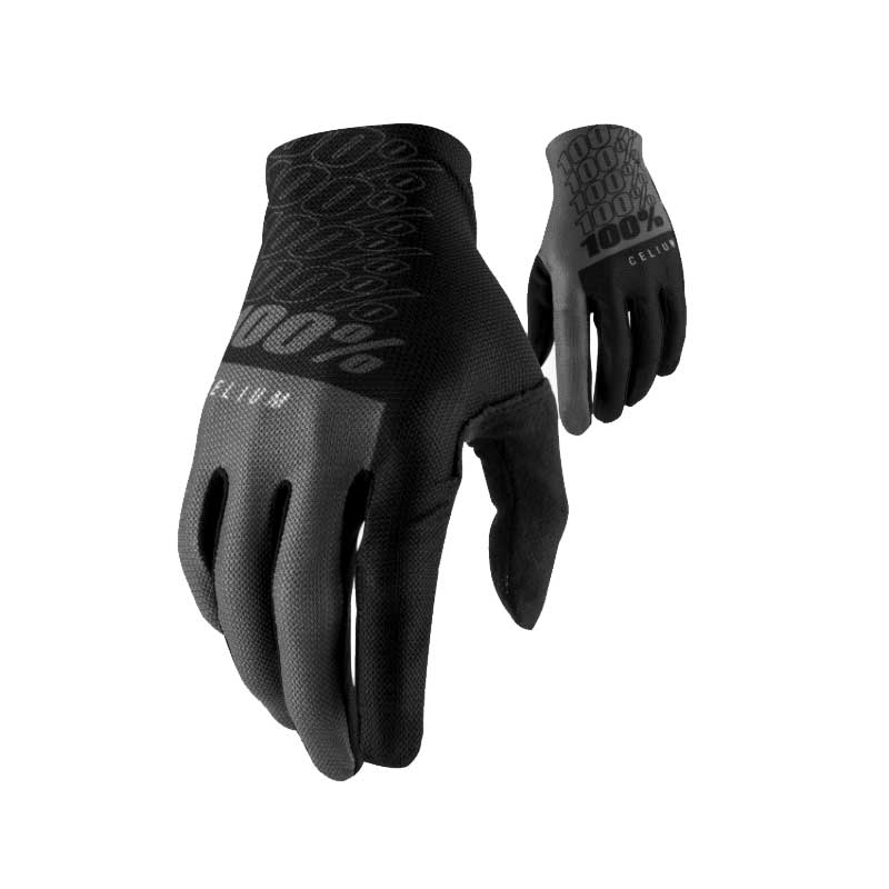 100% CELIUM MTB Gloves - Black/Grey