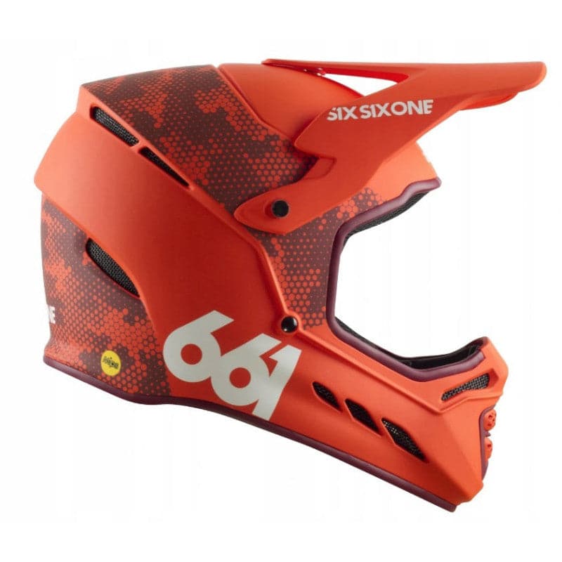 SixSixOne MIPS Reset Full Face Helmet - Orange