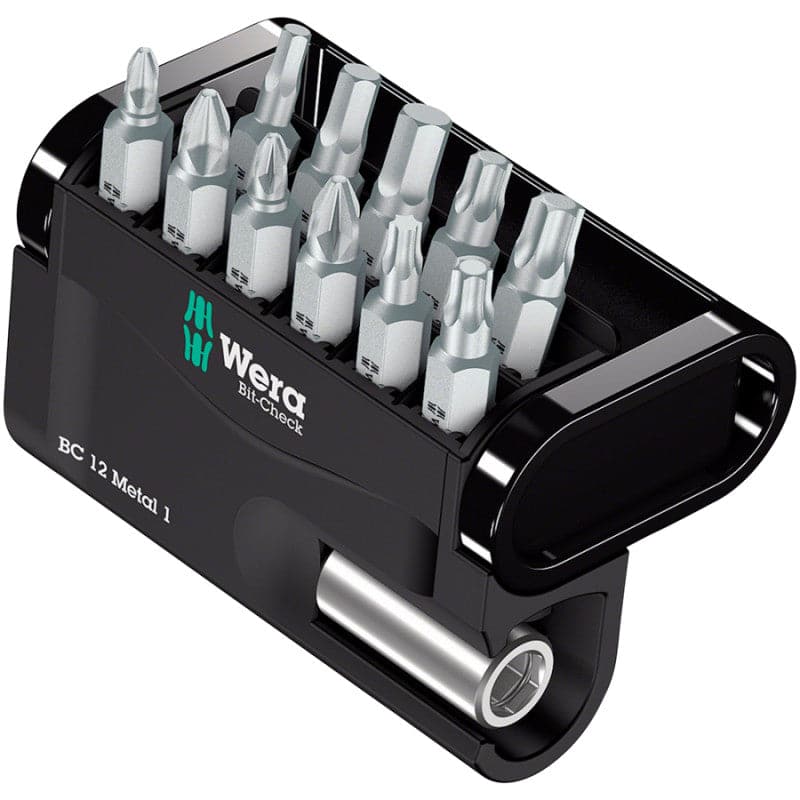 Wera Bit-Check 12 Metal 1 Bit Holder and Bit Set