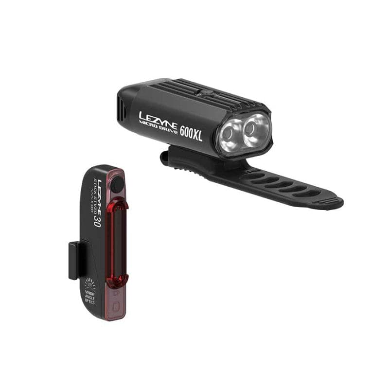 Lezyne Micro Drive 600XL / Stick Pair Light Set