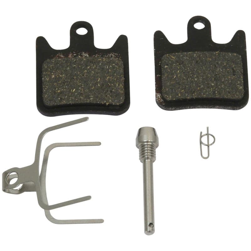 Hope X2 Organic Disc Brake Pad with Alloy Back Plate: 2 Piston Pads