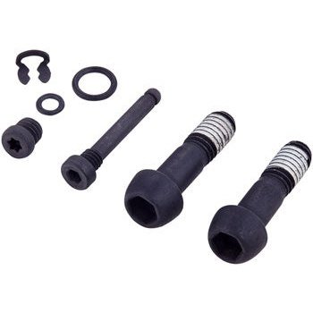 sram level caliper hardware kit with body bolts, bleed screw, and pad pin
