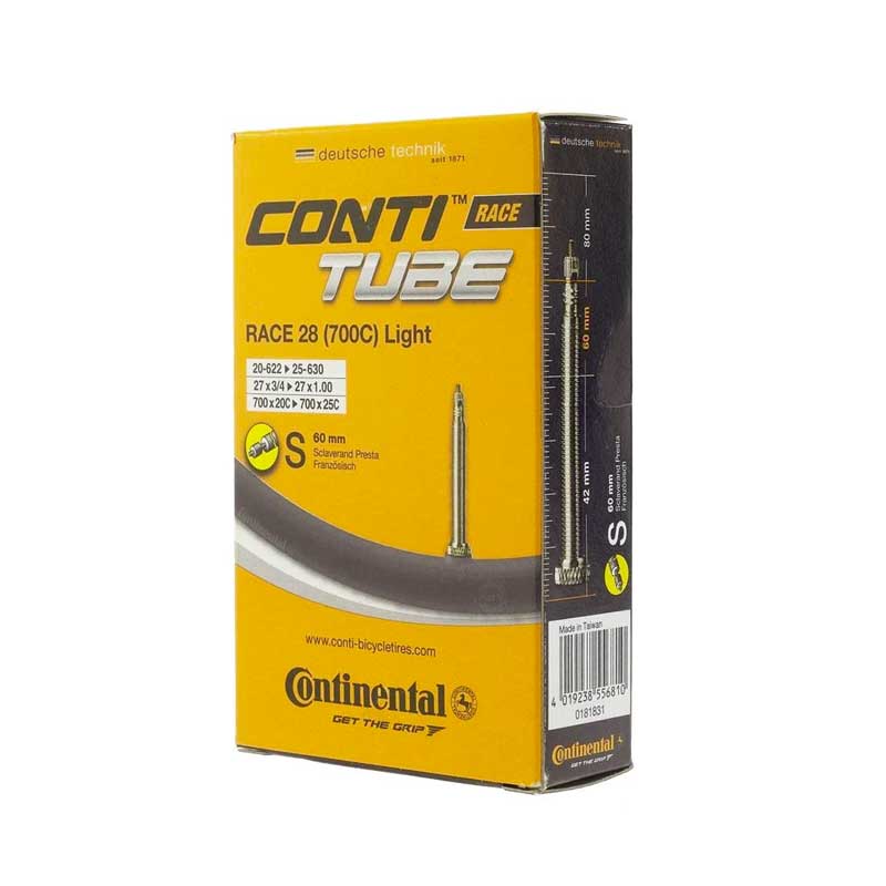 Continental 700C Light Presta Valve Tubes