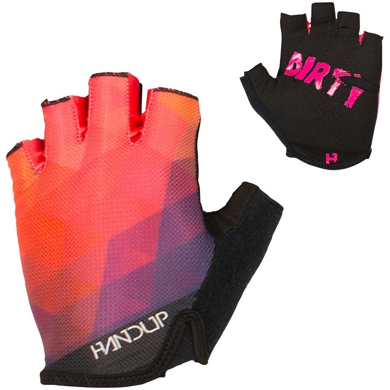Handup Shorties Glove - Pink Prizm, Short Finger Gloves