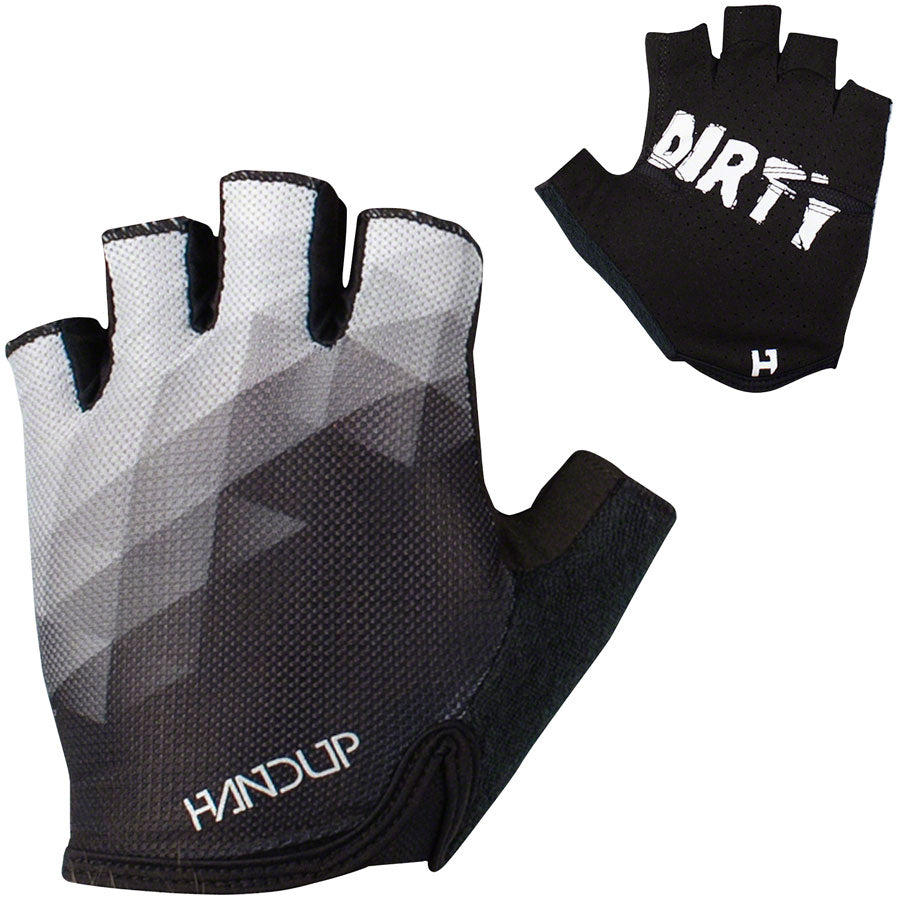 Handup Shorties - Black/White Prizm, Short Finger Gloves